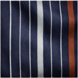 Navy Pinstripe